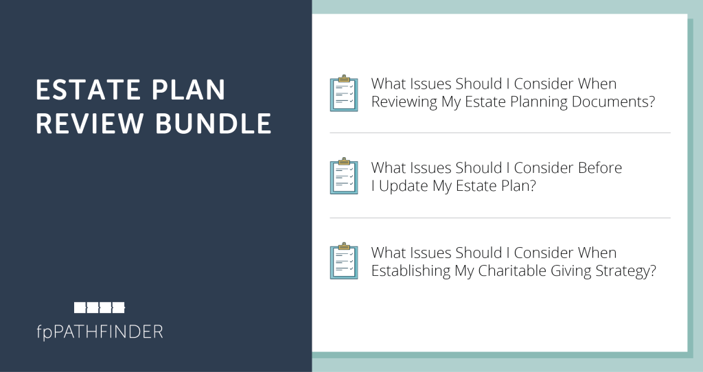 fpPathfinder Estate Plan Review Bundle